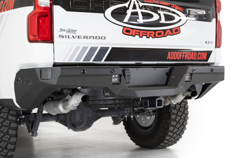 Chevrolet Silverado 1500 Bumper - Rear - Addictive Desert Designs - Stealth - Hammer Black - `19-`20